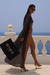 RUNAWAY CANVAS BAG - BLACK
