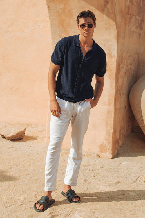 CARLOS TOP - NAVY