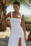 CARLY MAXI DRESS - WHITE