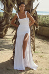 CARLY MAXI DRESS - WHITE