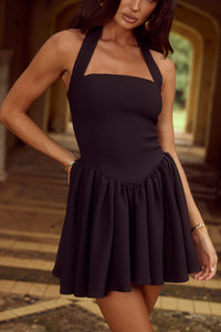 CARMEN MINI DRESS - BLACK