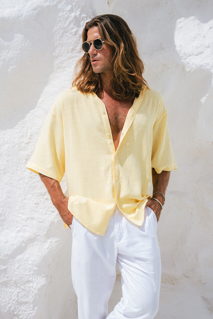 CASSIAN SHIRT - LEMON