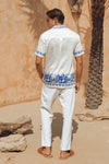 CASSIUS SHIRT - WHITE/ROYAL