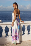 CELESTE MAXI DRESS - ORCHID WHITE