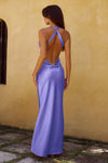 CHARA LOW CROSS BACK MAXI DRESS - PERIWINKLE