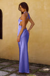 CHARA LOW CROSS BACK MAXI DRESS - PERIWINKLE