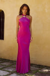 CHARA MAXI DRESS - MAGENTA