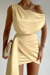 CHARISMA MINI DRESS - LEMON