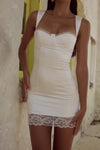 CLAUDELLE MINI DRESS - IVORY