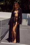 CAMILLE ROBE - BLACK