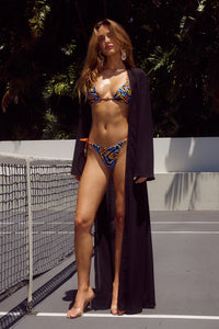 CAMILLE ROBE - BLACK