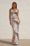 LOTUS LOW WAIST MAXI SKIRT - ZARLA CHOC