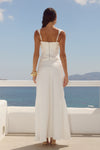 MEDINA LOW WAIST MAXI SKIRT - OFF WHITE