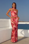 VERITY LOW WAIST MAXI SKIRT - MOANA PINK