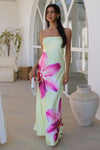 CELESTE MAXI DRESS - ORCHID YELLOW
