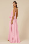 DANIKA SIDE SLIT MAXI DRESS - MUSK