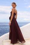 DANIKA MAXI DRESS - CHOCOLATE