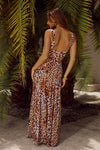 DENVER MAXI DRESS - TIKANI LEOPARD