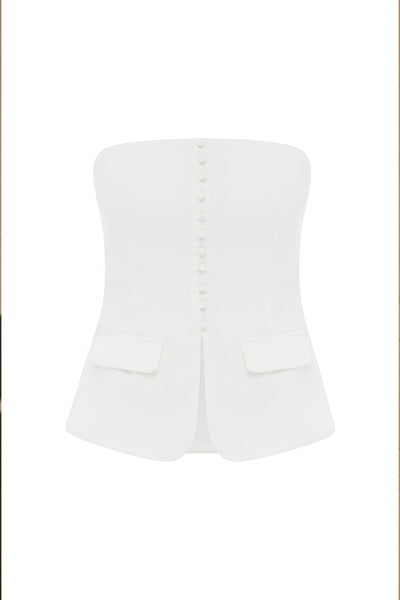 DOLTON TOP - WHITE