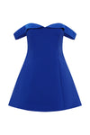 EBONY MINI DRESS - ROYAL