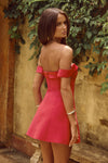 EBONY MINI DRESS - WATERMELON