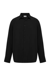 EDDIE LONG SLEEVE SHIRT - BLACK