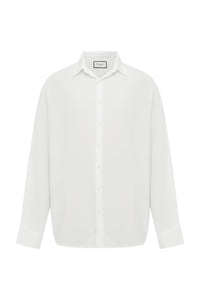 EDDIE LONG SLEEVE SHIRT - WHITE