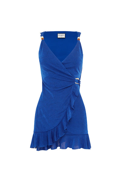 ELA MINI DRESS - ROYAL