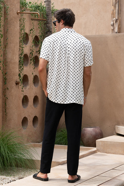 ELTON SHIRT - WHITE DOT