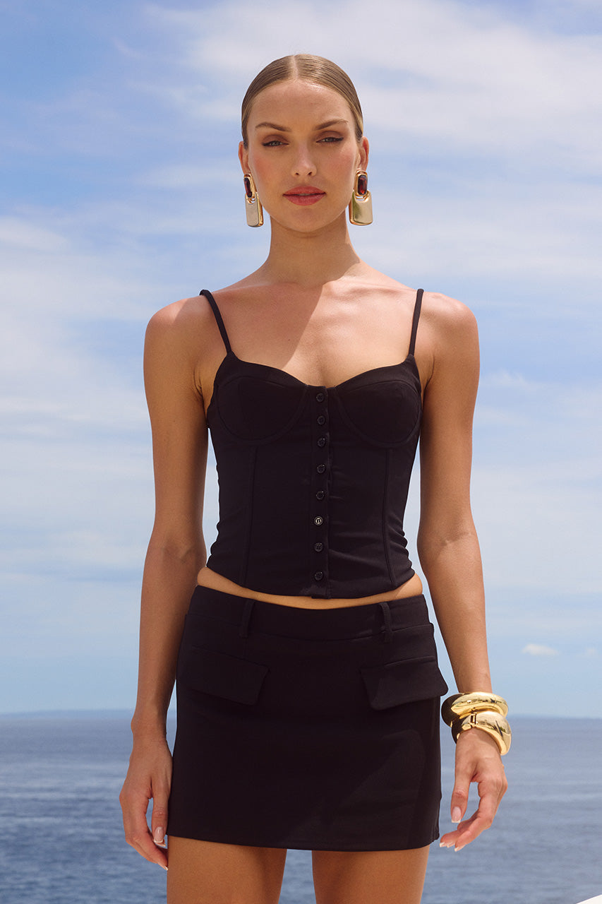 EMORY BUSTIER - BLACK