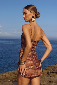 EMORY BUSTIER - TAN VIPER