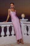 ESME HIGH SPLIT MAXI DRESS - PETAL