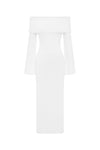 ESTIE MIDI DRESS - WHITE