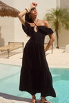 ETALLIA MAXI DRESS - BLACK