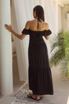 ETALLIA MAXI DRESS - BLACK