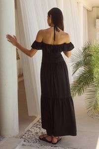 ETALLIA MAXI DRESS - BLACK