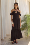 ETALLIA MAXI DRESS - BLACK