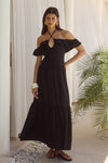 ETALLIA MAXI DRESS - BLACK