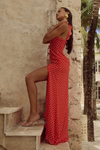 EVEY MAXI DRESS - RED