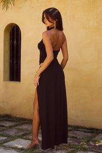 FARLEY MAXI SKIRT - BLACK