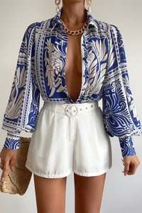 FLEETWOOD BLOUSE - HAVANNA BLUE