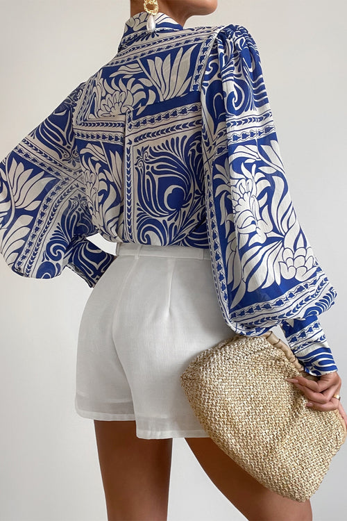 FLEETWOOD BLOUSE - HAVANNA BLUE