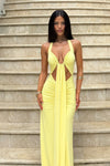 FLORA MAXI DRESS - BUTTER