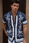 FLORIAN SHIRT - BLUE/WHITE