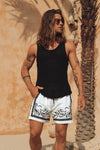 FLORIAN SHORT - WHITE/BLACK