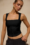 FLYN TOP - BLACK