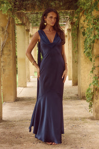 GABRIELLA MAXI DRESS - NAVY