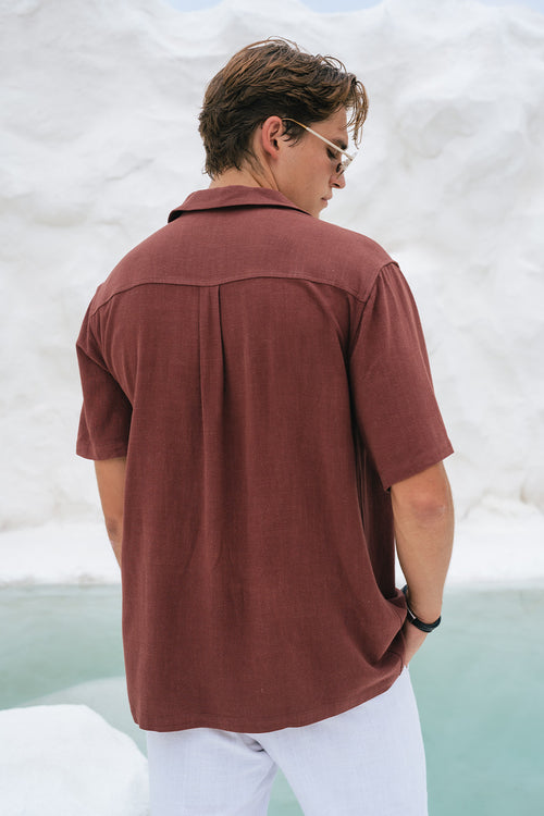 GALLANI SHIRT - CHOCOLATE