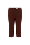 GISELE CAPRI PANTS - BITTER CHOCOLATE