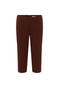 GISELE CAPRI PANTS - BITTER CHOCOLATE